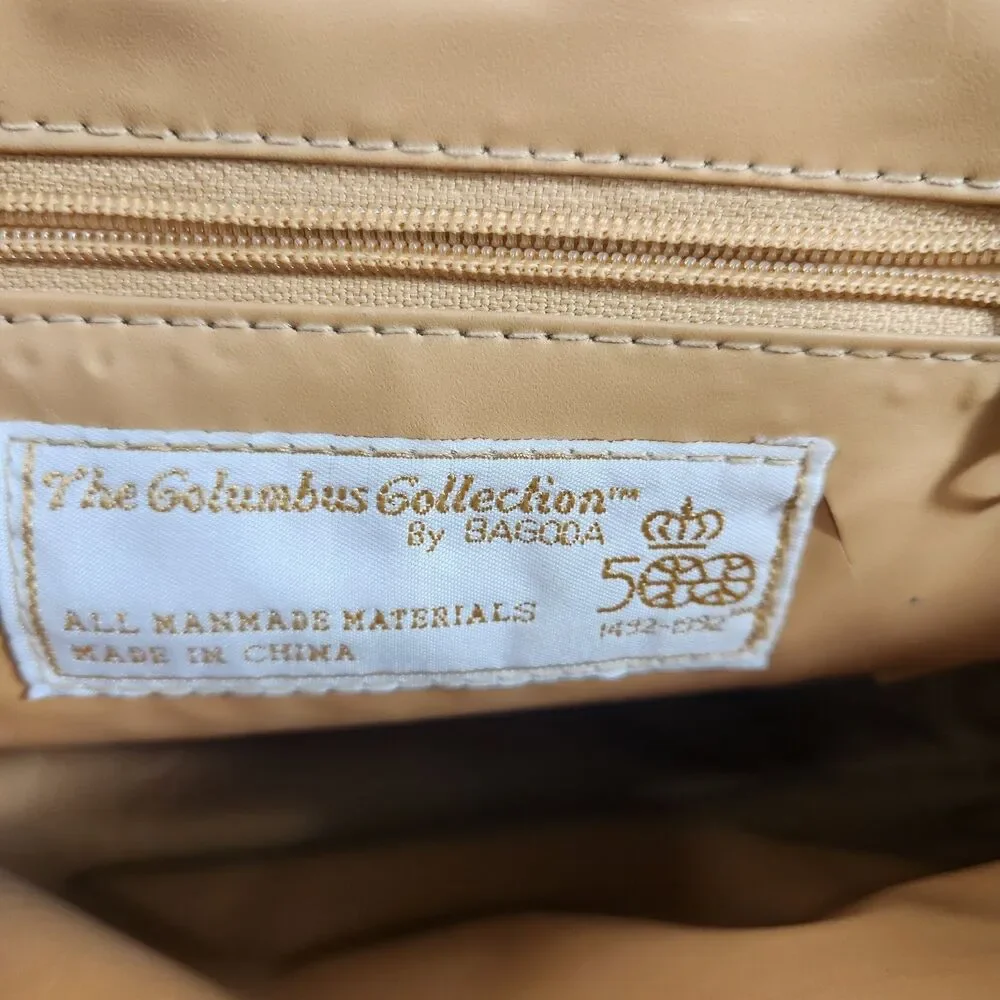 The Columbus Collection by Bagoda World Map 500th Anniversary Messenger Bag Vtg